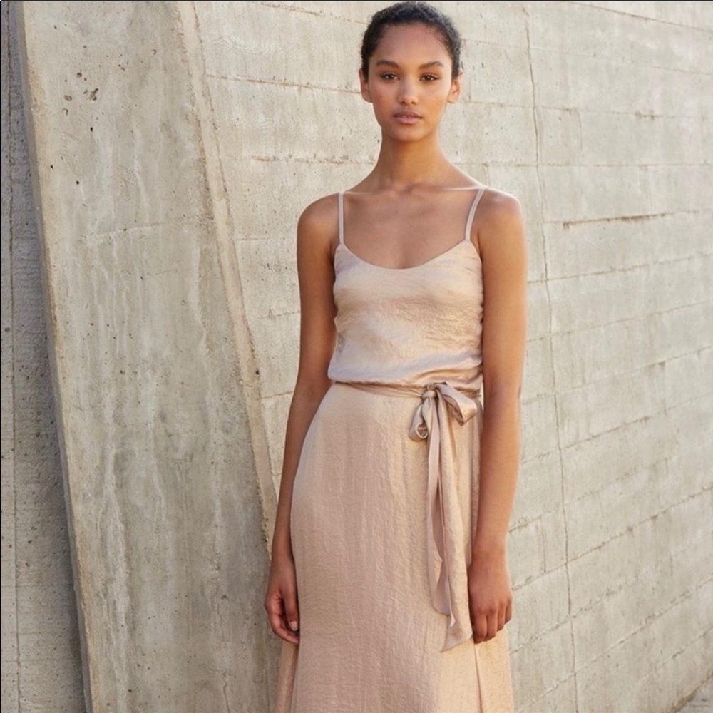 Nouvelle rose gold bridesmaid dress sz small